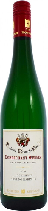 Домдешант Вернер Хоххаймер Рислинг Кабинет Рейнгау 2019 (Domdechant Werner Hochheimer Riesling Kabinett Rheingau 2019)