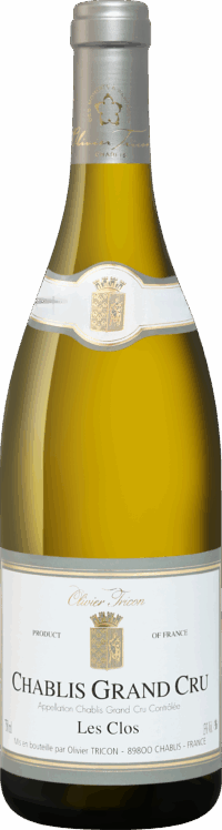 Мезон Оливье Трикон Ле Кло Шабли Гран Крю 2022 (Maison Olivier Tricon Les Clos Chablis Grand Cru 2022)
