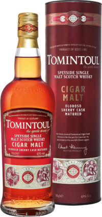 Томинтул Спейсайд Олоросо Шерри Каск Матуред в п/у (Tomintoul Speyside Cigar Malt Oloroso Sherry Cask Matured in g/b) Томинтул Спейсайд Олоросо Шерри Каск Матуред в п/у (Tomintoul Speyside Cigar Malt Oloroso Sherry Cask Matured in g/b)
