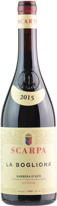 Скарпа Ла Больона Барбера д'Асти Суперьоре 2015 (Scarpa La Bogliona Barbera d'Asti DOCG Superiore 2015)