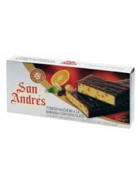 Сан Андерс кондитерское изделие «Туррон из марципана и апельсина в темном шоколаде» Сан Андерс кондитерское изделие «Туррон из марципана и апельсина в темном шоколаде»