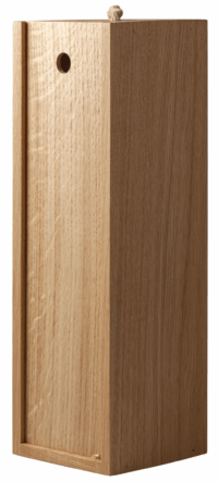 Пенал на 1 бутылку Бургонь лак. дуб