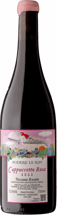 Подере ле Рипи Капучетто Роза Тоскана Розато 2022 (Podere le Ripi Cappuccetto Rosa Toscana Rosato 2022)