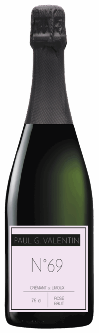 Поль Ж. Валантан Креман де Лиму No69 Розе Брют 2021 (Paul G. Valentin Cremant de Limoux No69 Rosé Brut 2021)