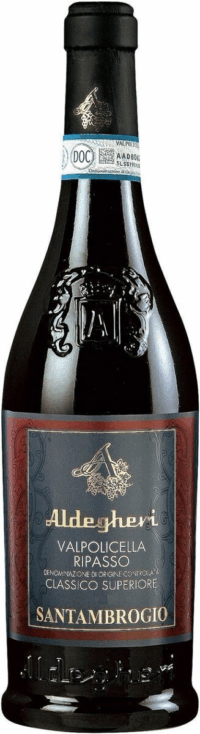 Кантине Альдегери Вальполичелла Рипассо Сантамброджио 2019 (Cantine Aldegheri Valpolicella Ripasso Santambrogio Classico Superiore 2019)