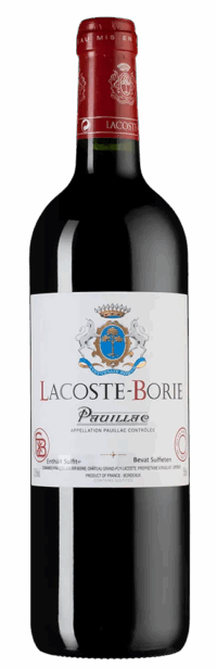 Шато Гран Пюи Лакост Лакост-Бори - 2-е вино 2019 (Chateau Grand Puy Lacoste Lacostе-Borie 2-em vin 2019) Шато Гран Пюи Лакост Лакост-Бори - 2-е вино 2019 (Chateau Grand Puy Lacoste Lacostе-Borie 2-em vin 2019)