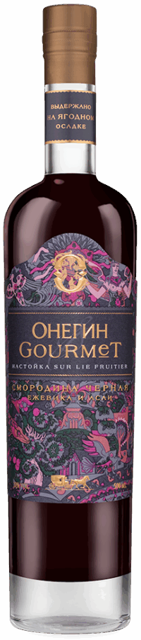 Настойка ягодная сладкая Онегин Гурмэ Черная смородина (Onegin Gourmet Blackcurrant Sweet Berry Liqueur)
