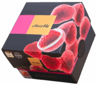 chocoMe Сублимированная малина с белым шоколадом и тертой малиной (120 гр.)