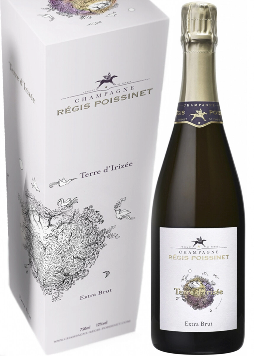 Режи Пауссине Терр д'Иризе Экстра Брют 2017 в п/у (Regis Poissinet Terre d'Irizee Extra Brut 2017 in g/b)