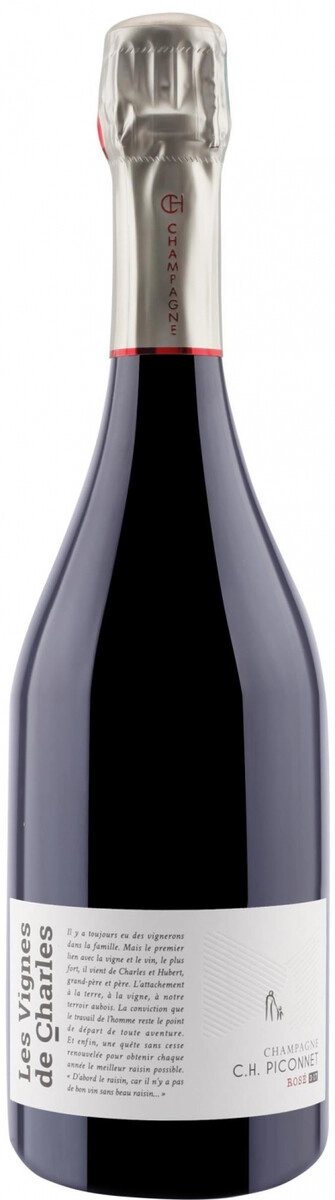 Клеман Пиконне Ле Винь де Шарль Розе Брют Натюр 2019 (C. H. Piconnet Les Vignes de Charles Rose Brut Nature 2019)