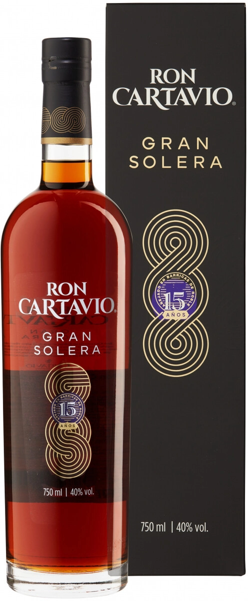 Картавио Гран Солера 15-летний в п/у (Cartavio Gran Solera 15 Anos in g/b)