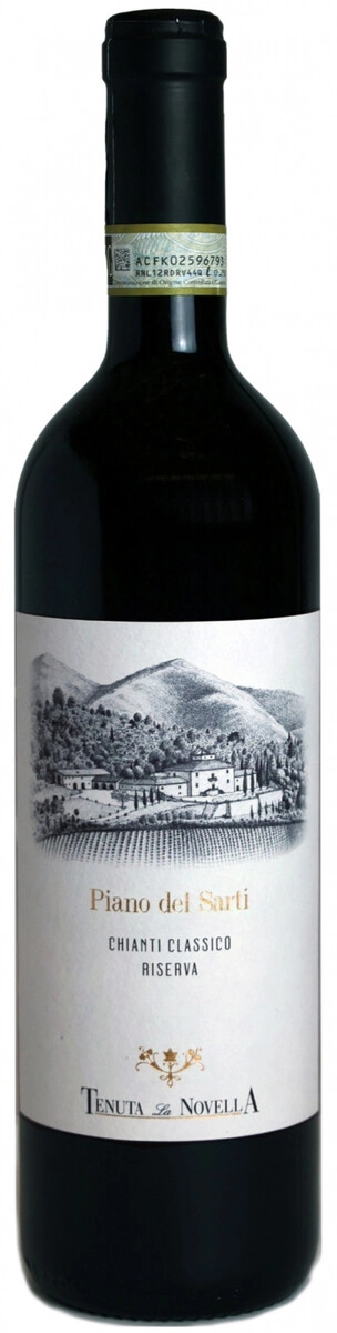 Тенута ля Новелла Пиано дел Сарти Кьянти Классико Ризерва 2017 (Tenuta la Novella Piano del Sarti Chianti Classico Riserva 2017)