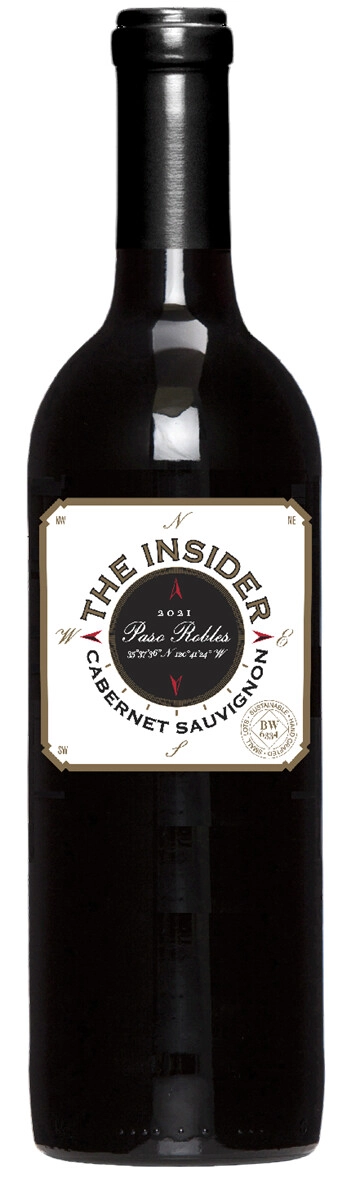 Винум Селларс Зе Инсайдер Каберне Совиньон Пасо Роблес 2021 (Vinum Cellars The Insider Cabernet Sauvignon Paso Robles 2021)