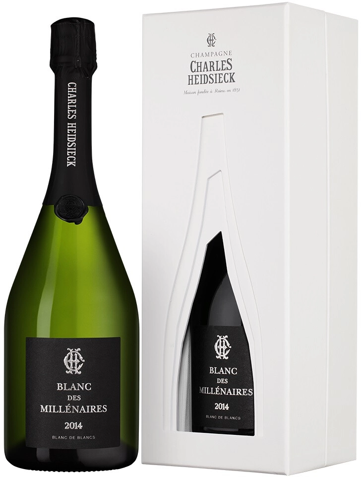 Шарль Хайдсик Блан де Миллинэр Блан де Блан Брют 2007 в п/у (Charles Heidsieck Blanc des Millénaires Blanc de Blancs Brut 2007 in g/b)