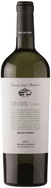 Тенута Сант'Антонио Гарганега Шардоне Телос Иль Бьянко 2017 (Tenuta Sant'Antonio Garganega Chardonnay Telos Il Bianco 2017)