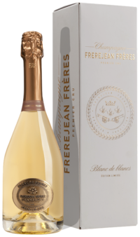 Шампань Фрержан Фрэр Премье Крю Блан де Блан Брют в п/у (Champagne Frerejean Frères Premier Cru Blanc de Blancs Brut in g/b)