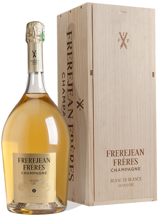 Шампань Фрержан Фрэр Гран Крю Блан де Блан Экстра Брют 1.5л в п/у (Champagne Frerejean Frères Grand Cru Blanc de Blancs Extra Brut in g/b 1.5L) Шампань Фрержан Фрэр Гран Крю Блан де Блан Экстра Брют 1.5л в п/у (Champagne Frerejean Frères Grand Cru Blanc de Blancs Extra Brut in g/b 1.5L)