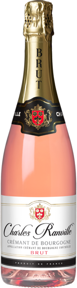 Шарль Ранвиль Креман Де Бургонь Розе Брют 2024 (Charles Ranville Crémant de Bourgogne Rose Brut 2024)