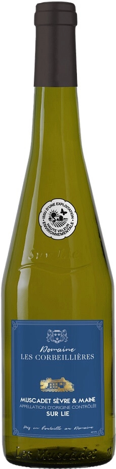 Домен Ле Корбейер Мюскаде Севр э Мэн Сюр Ли 2023 (Domaine Les Corbeilleres Muscadet Sevre & Maine Sur Lie 2023) Домен Ле Корбейер Мюскаде Севр э Мэн Сюр Ли 2023 (Domaine Les Corbeilleres Muscadet Sevre & Maine Sur Lie 2023)
