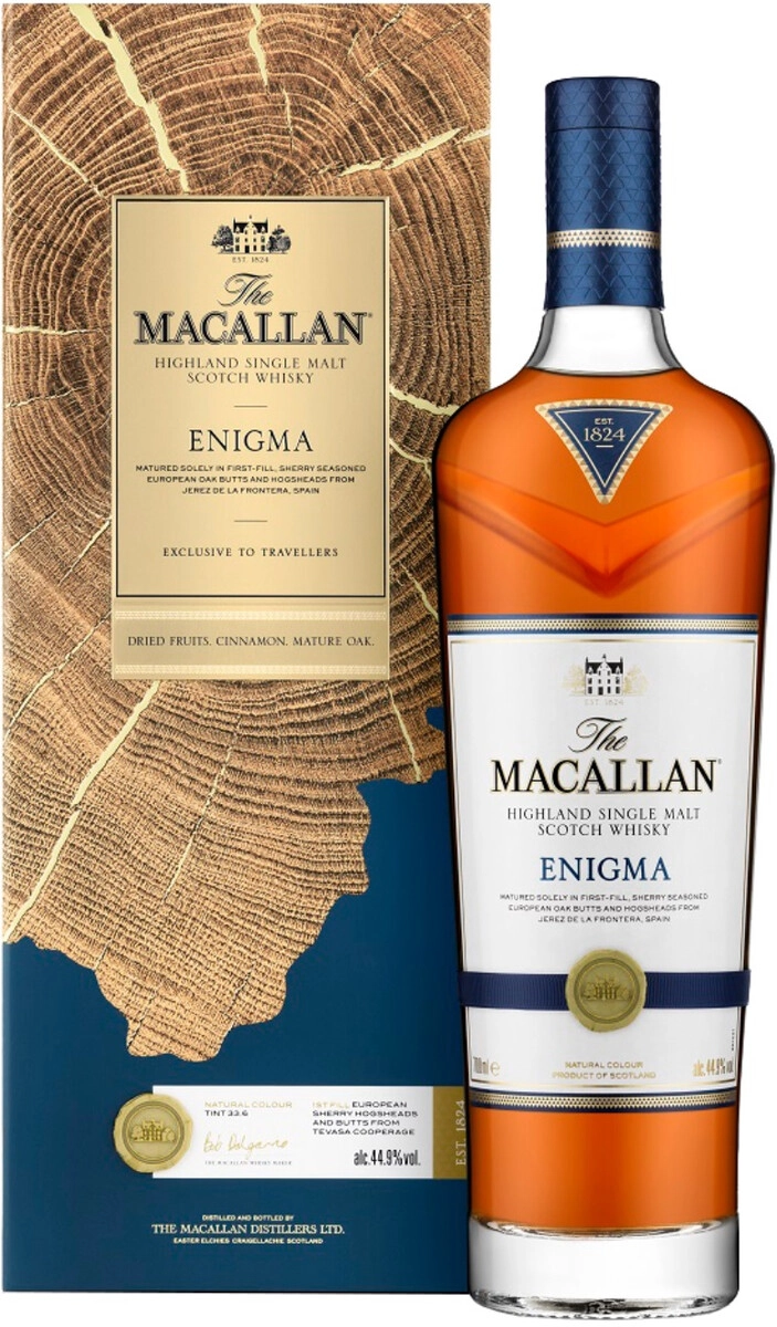 Макаллан Энигма Хайленд Сингл Молт в п/у (Macallan Enigma Highlands Single Malt in g/b)